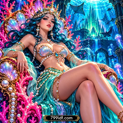 Ilustrasi fantasi 799id — neon grafis — 799idf.com